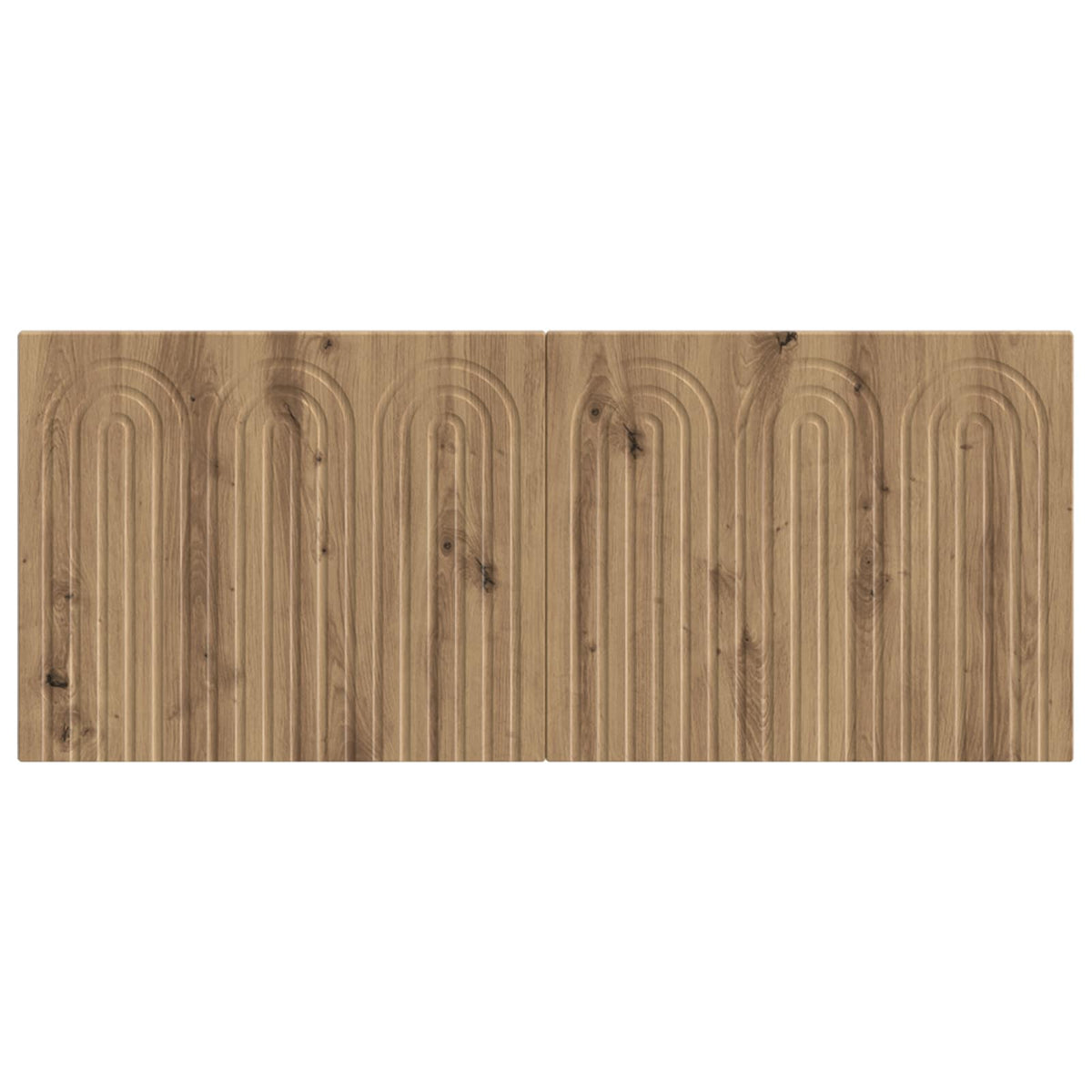 Wall-Mounted Headboard ALKMAAR Artisan Oak Engineered Wood