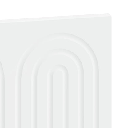 Wall-Mounted Headboard ALKMAAR White Engineered Wood