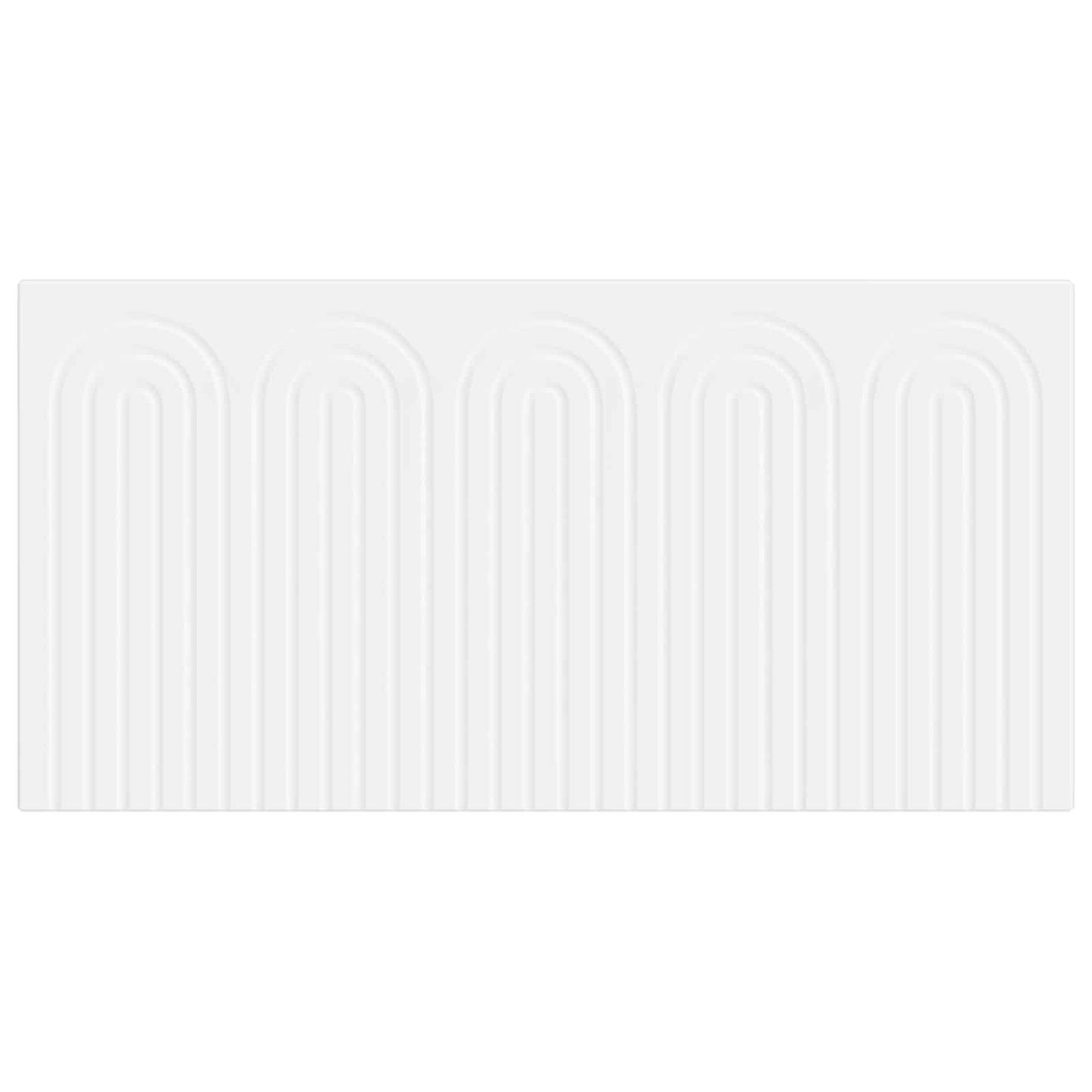 Wall-Mounted Headboard ALKMAAR White Engineered Wood