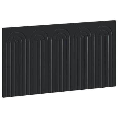 Wall-Mounted Headboard ALKMAAR Black Engineered Wood
