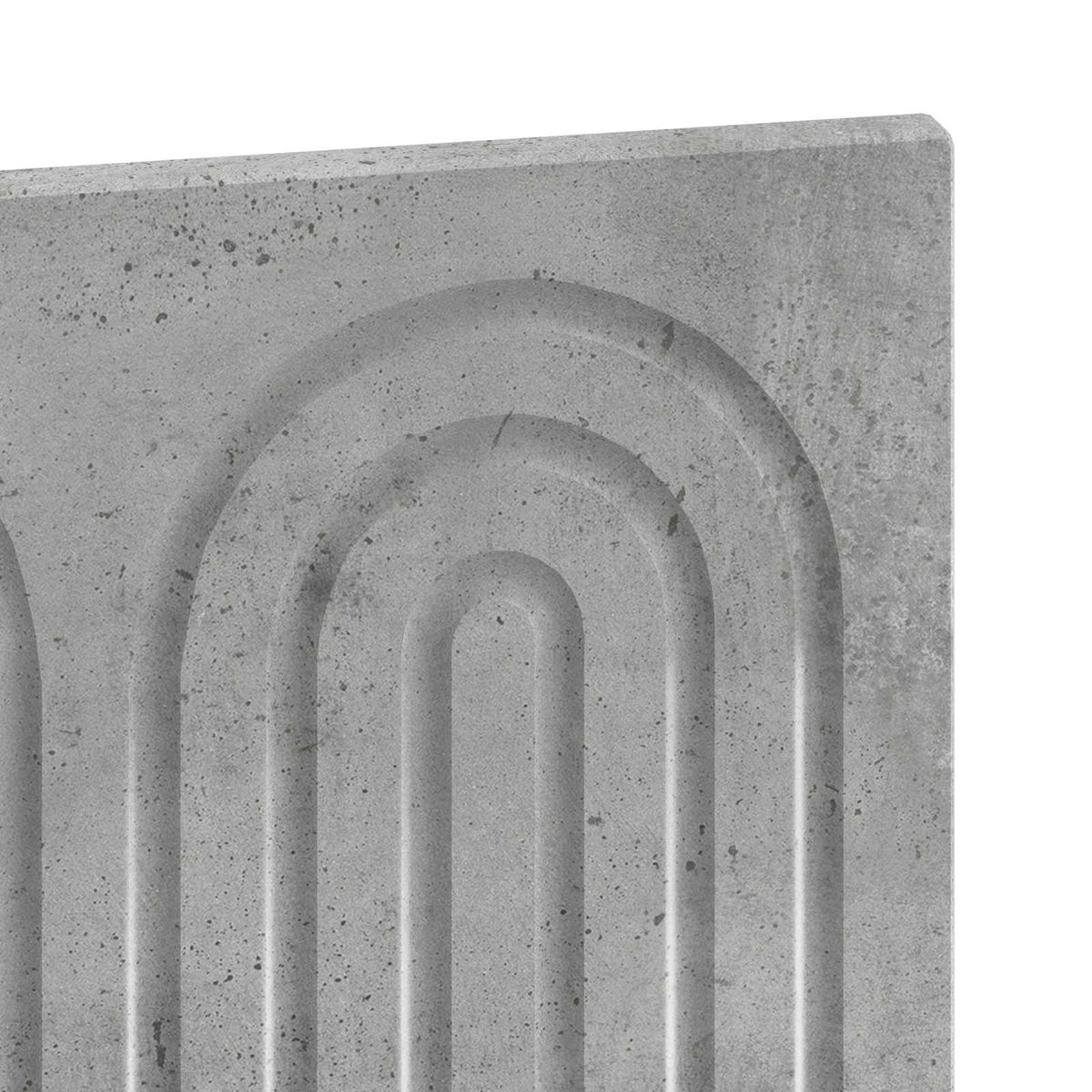 Wall-Mounted Headboard ALKMAAR Concrete Grey Engineered Wood