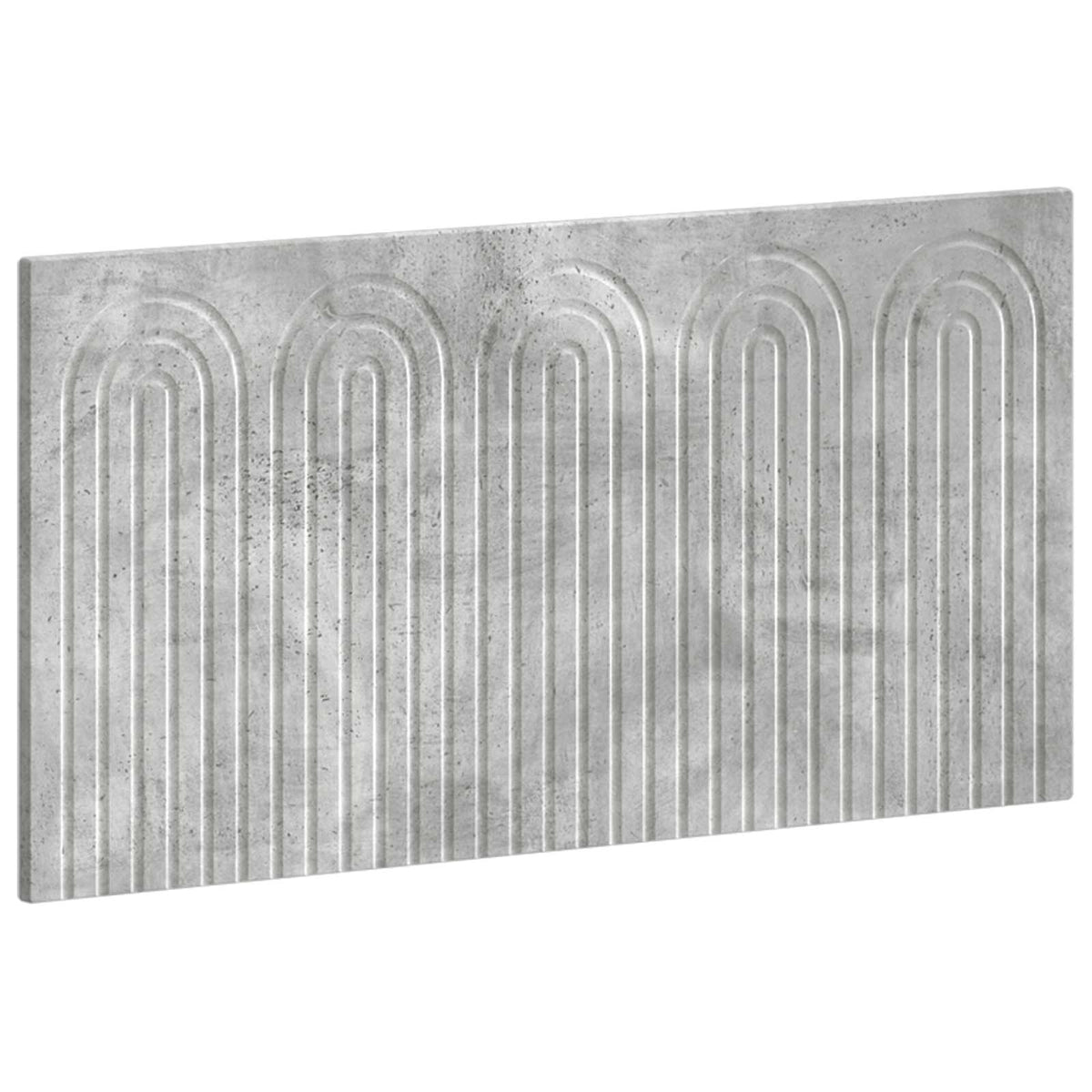 Wall-Mounted Headboard ALKMAAR Concrete Grey Engineered Wood