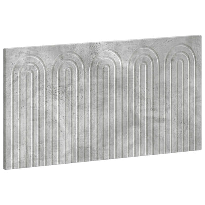 Wall-Mounted Headboard ALKMAAR Concrete Grey Engineered Wood