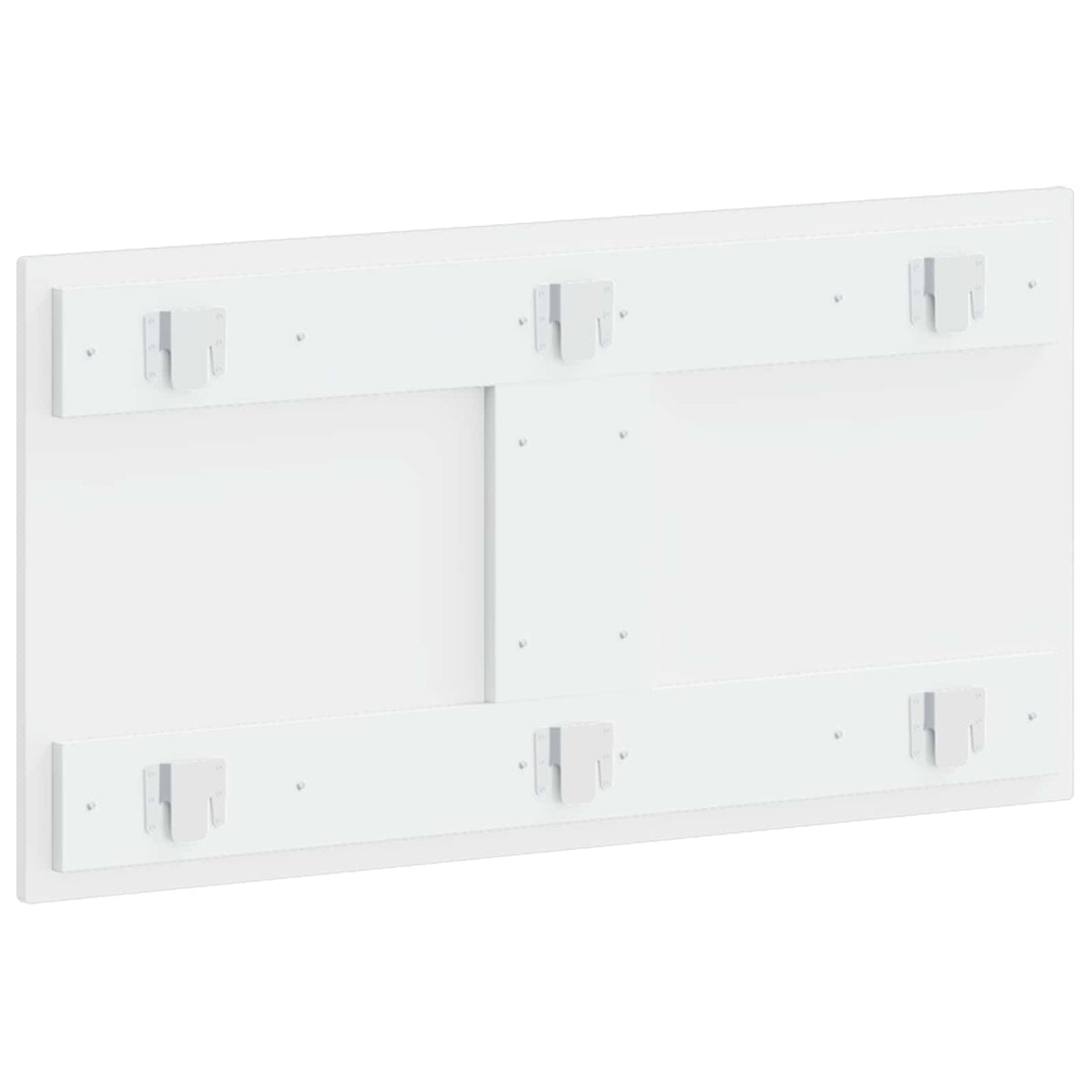 Wall-Mounted Headboard ALKMAAR High Gloss White Engineered Wood