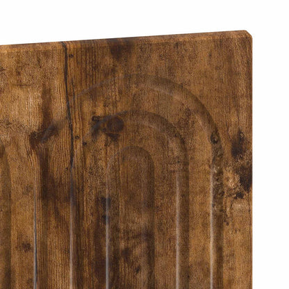 Wall-Mounted Headboard ALKMAAR Smoked Oak Engineered Wood