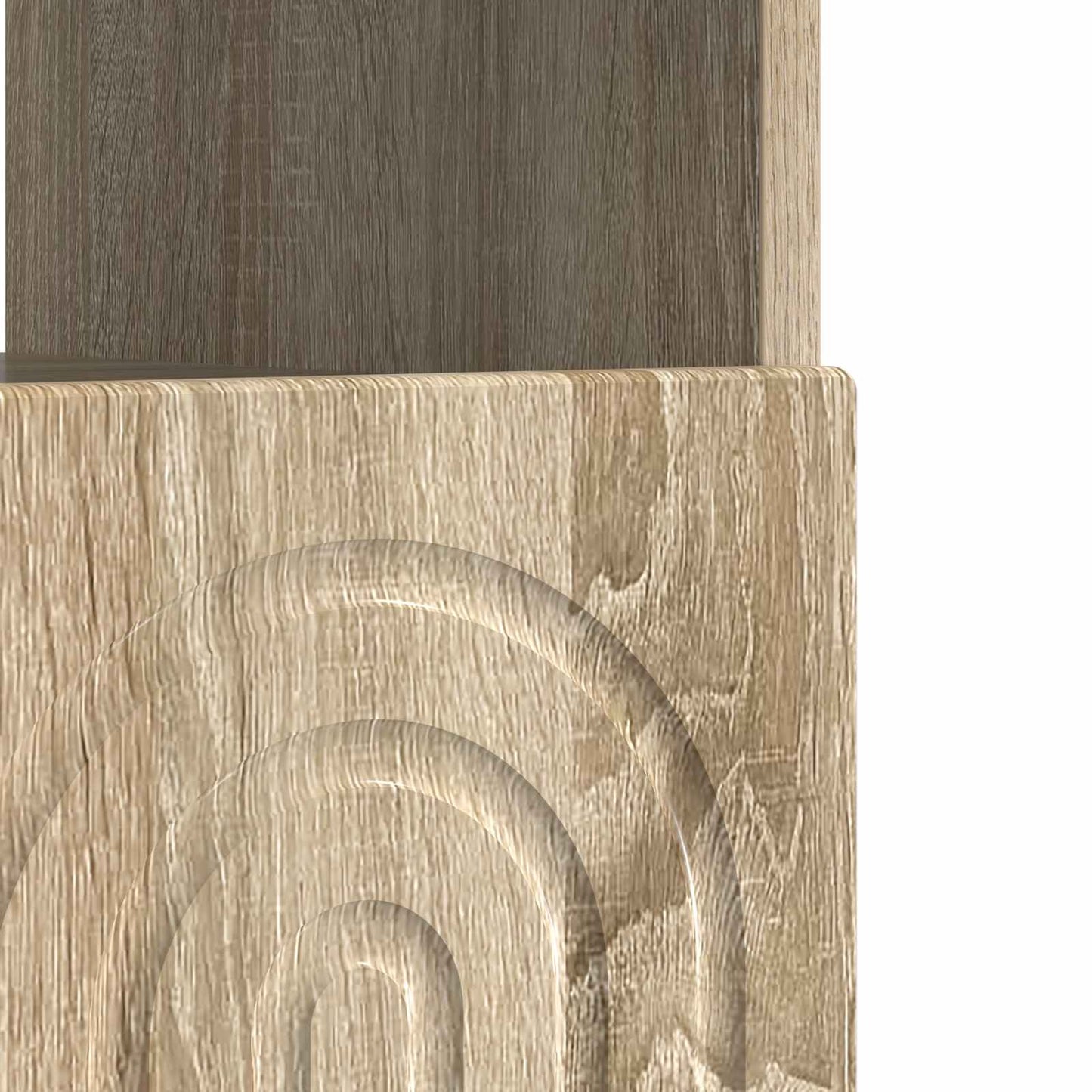 LED TV Cabinet Sonoma Oak Engineered Wood