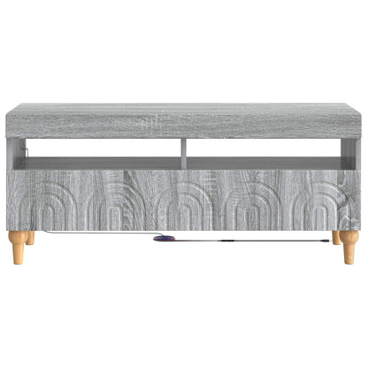 LED TV Cabinet Grey Sonoma Engineered Wood