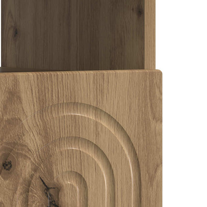 LED TV Cabinet Artisan Oak Engineered Wood