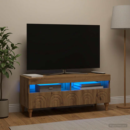 LED TV Cabinet Artisan Oak Engineered Wood