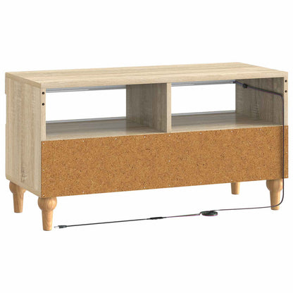 LED TV Cabinet Sonoma Oak Engineered Wood