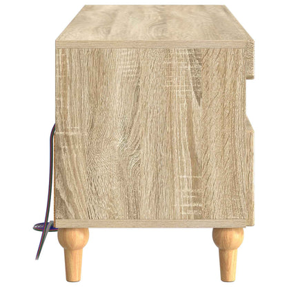 LED TV Cabinet Sonoma Oak Engineered Wood