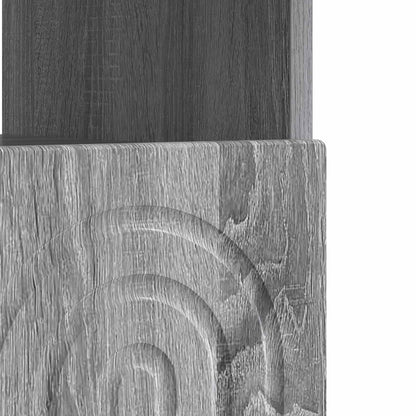 LED TV Cabinet Grey Sonoma Engineered Wood
