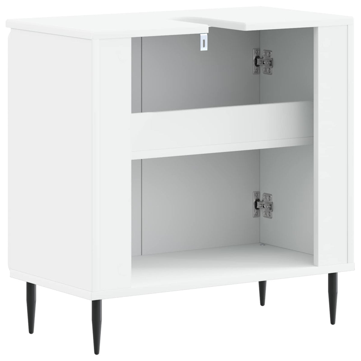 Bathroom Sink Cabinet ZWOLLE White 59.5 x 31.5x 59 cm