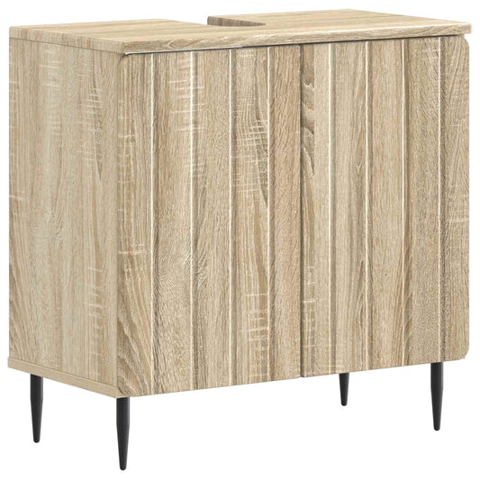 Bathroom Sink Cabinet ZWOLLE Sonoma Oak 59.5 x 31.5x 59 cm