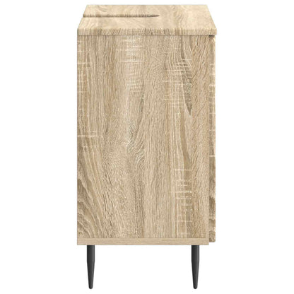 Bathroom Sink Cabinet ZWOLLE Sonoma Oak 59.5 x 31.5x 59 cm