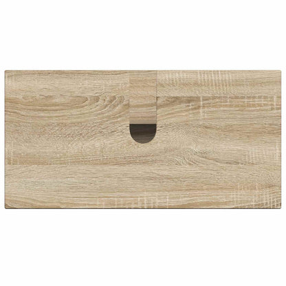 Bathroom Sink Cabinet ZWOLLE Sonoma Oak 59.5 x 31.5x 59 cm