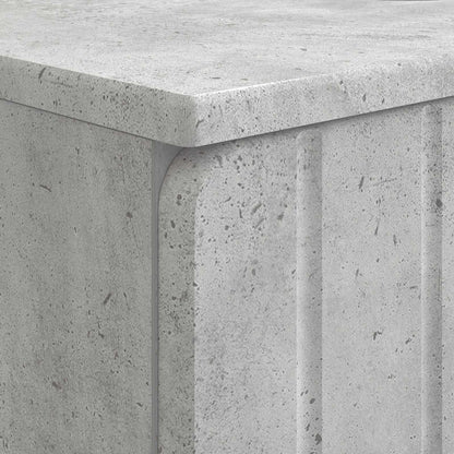 Bathroom Sink Cabinet ZWOLLE Concrete Grey 59.5 x 31.5x 59 cm