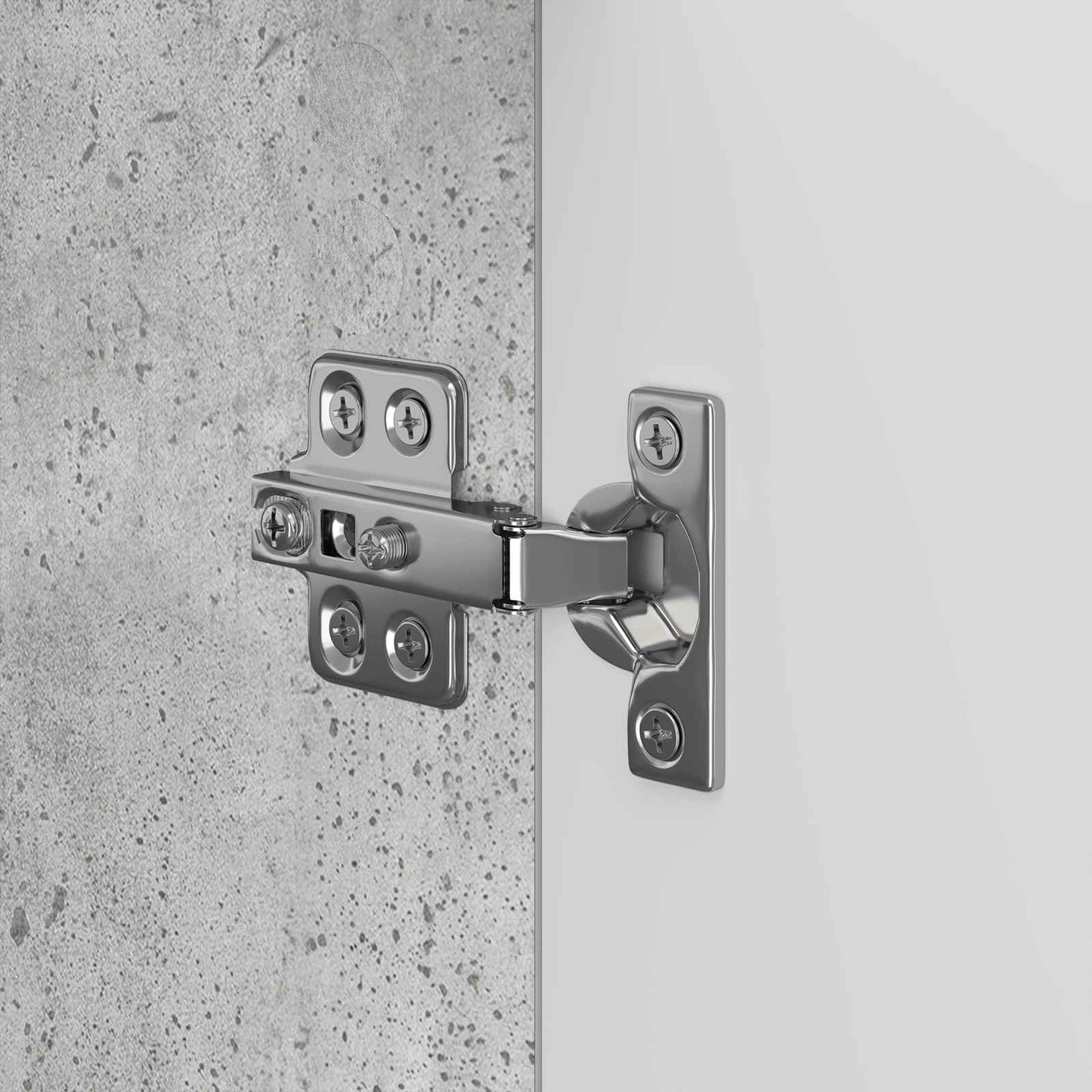 Bathroom Sink Cabinet ZWOLLE Concrete Grey 59.5 x 31.5x 59 cm