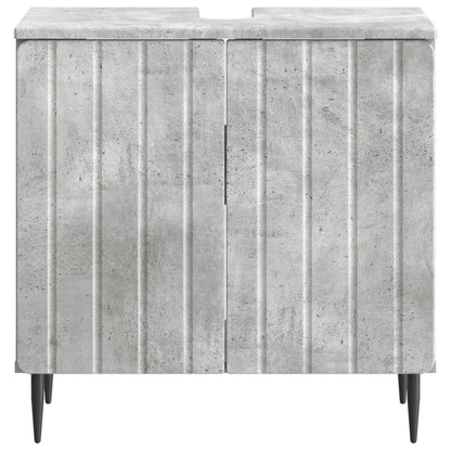 Bathroom Sink Cabinet ZWOLLE Concrete Grey 59.5 x 31.5x 59 cm
