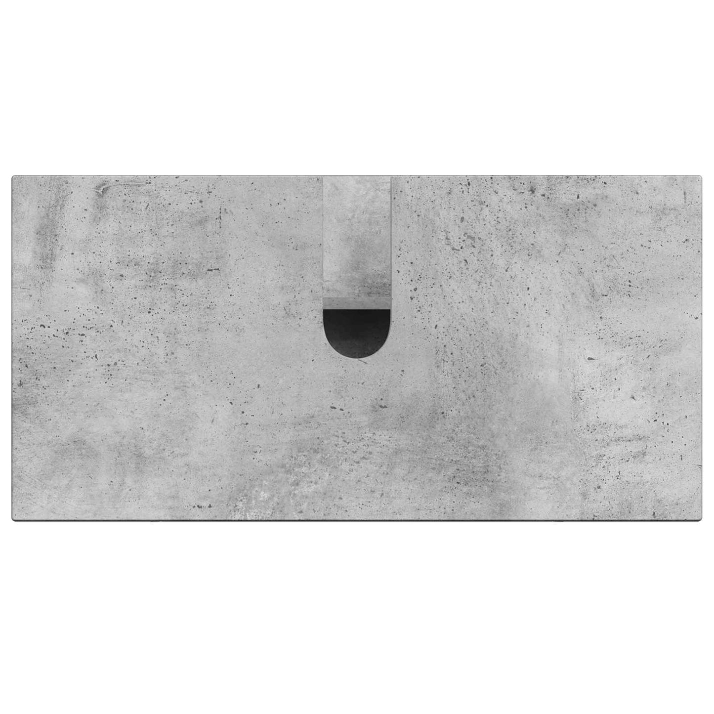 Bathroom Sink Cabinet ZWOLLE Concrete Grey 59.5 x 31.5x 59 cm