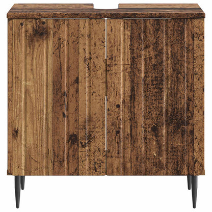 Bathroom Sink Cabinet ZWOLLE Old Wood 59.5 x 31.5x 59 cm