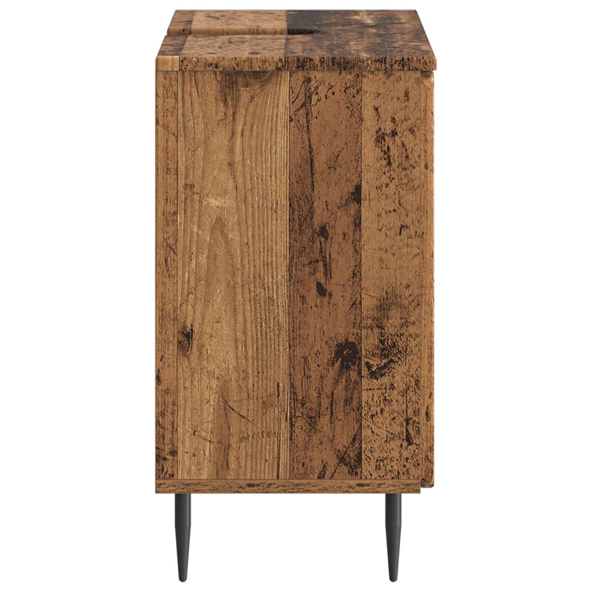 Bathroom Sink Cabinet ZWOLLE Old Wood 59.5 x 31.5x 59 cm