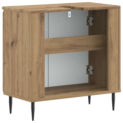 Bathroom Sink Cabinet ZWOLLE Artisan Oak 59.5 x 31.5x 59 cm