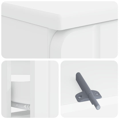 Bathroom Sink Cabinet ZWOLLE White 82 x 41x 58.5 cm