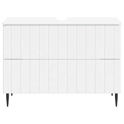 Bathroom Sink Cabinet ZWOLLE White 82 x 41x 58.5 cm