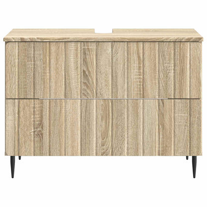 Bathroom Sink Cabinet ZWOLLE Sonoma Oak 82 x 41x 58.5 cm