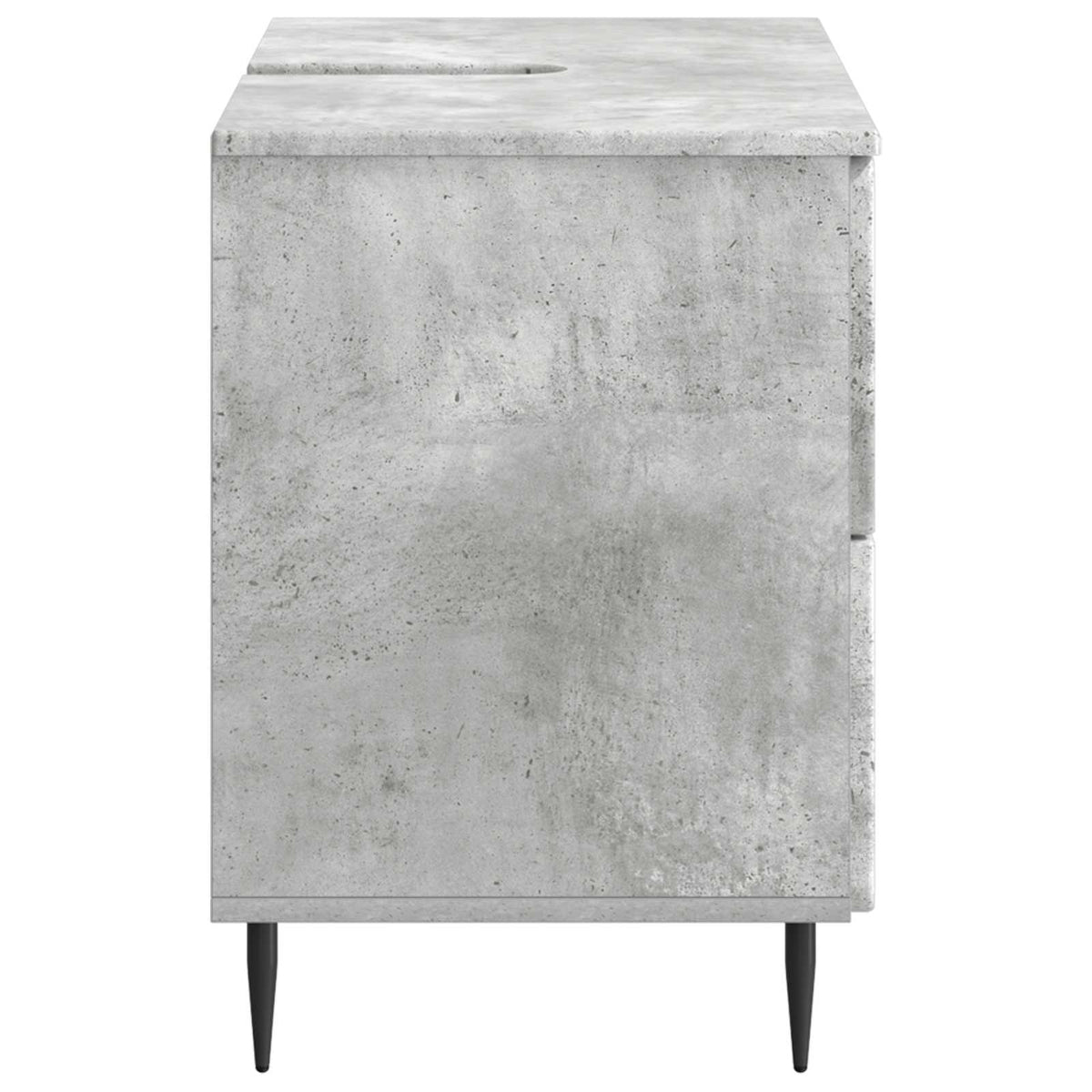 Bathroom Sink Cabinet ZWOLLE Concrete Grey 82 x 41x 58.5 cm