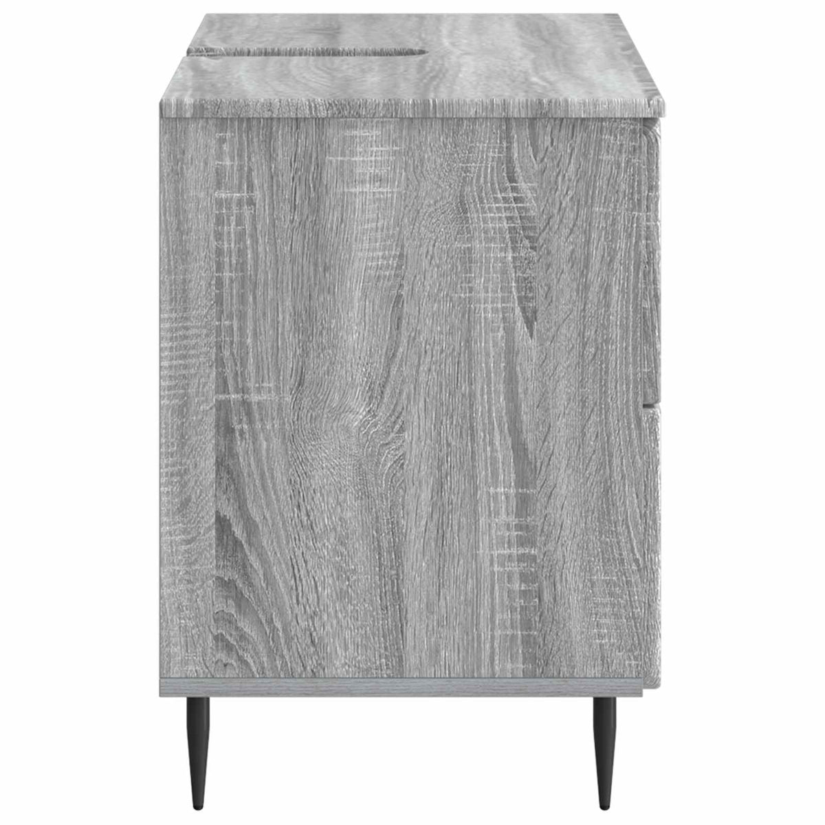 Bathroom Sink Cabinet ZWOLLE Grey Sonoma 82 x 41x 58.5 cm