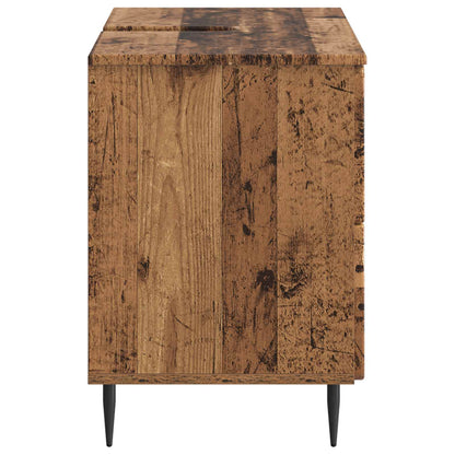 Bathroom Sink Cabinet ZWOLLE Old Wood 82 x 41x 58.5 cm