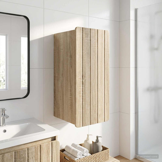 Bathroom Wall Cabinet ZWOLLE Sonoma Oak 30 x 31 x 63 cm
