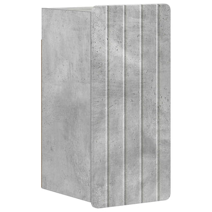 Bathroom Wall Cabinet ZWOLLE Concrete Grey 30 x 31 x 63 cm