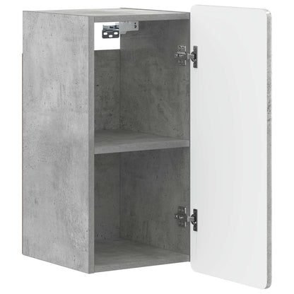 Bathroom Wall Cabinet ZWOLLE Concrete Grey 30 x 31 x 63 cm