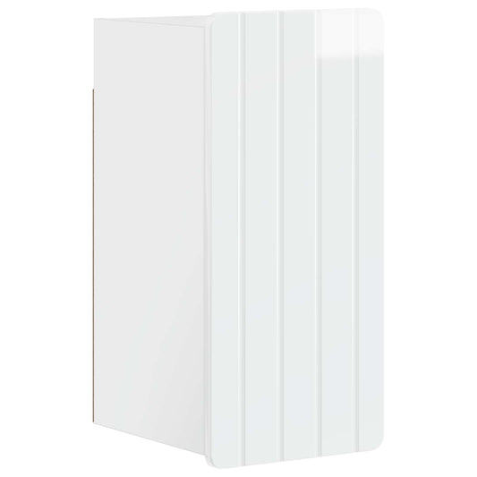 Bathroom Wall Cabinet ZWOLLE High Gloss White 30 x 31 x 63 cm