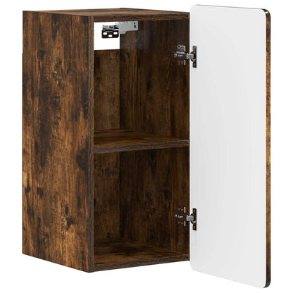 Bathroom Wall Cabinet ZWOLLE Smoked Oak 30 x 31 x 63 cm