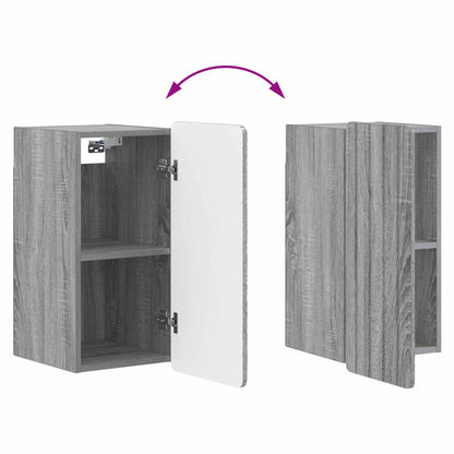 Bathroom Wall Cabinet ZWOLLE Grey Sonoma 30 x 31 x 63 cm
