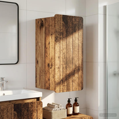 Bathroom Wall Cabinet ZWOLLE Old Wood 30 x 31 x 63 cm