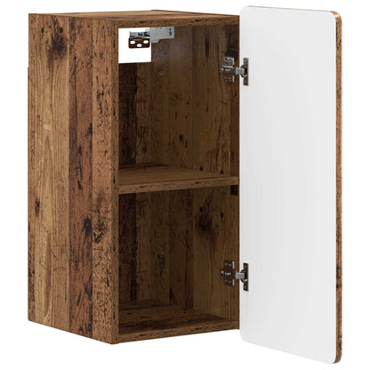 Bathroom Wall Cabinet ZWOLLE Old Wood 30 x 31 x 63 cm