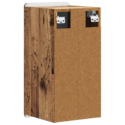 Bathroom Wall Cabinet ZWOLLE Old Wood 30 x 31 x 63 cm