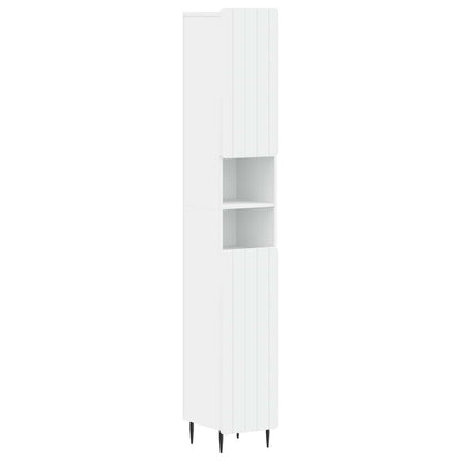 Bathroom Cabinet with Open Shelf ZWOLLE White