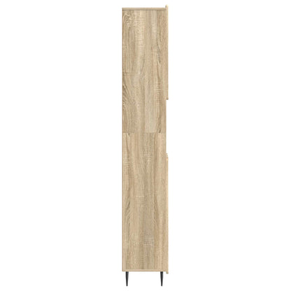 Bathroom Cabinet with Open Shelf ZWOLLE Sonoma Oak