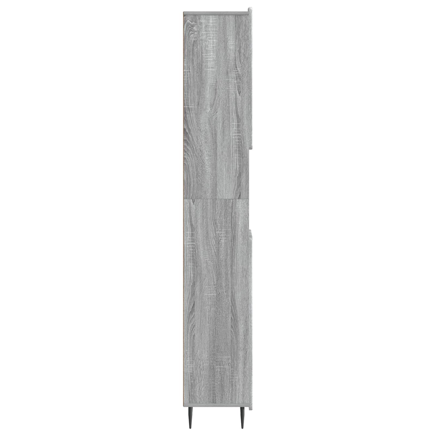 Bathroom Cabinet with Open Shelf ZWOLLE Grey Sonoma
