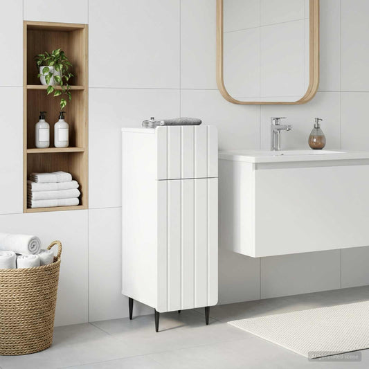 Bathroom Storage Cainet ZWOLLE White 30 x 31 x 79.5 cm