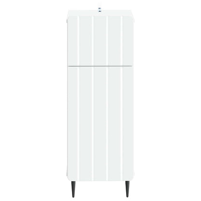 Bathroom Storage Cainet ZWOLLE White 30 x 31 x 79.5 cm