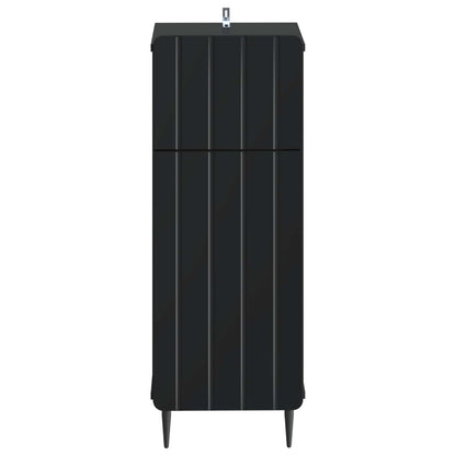 Bathroom Storage Cainet ZWOLLE Black 30 x 31 x 79.5 cm