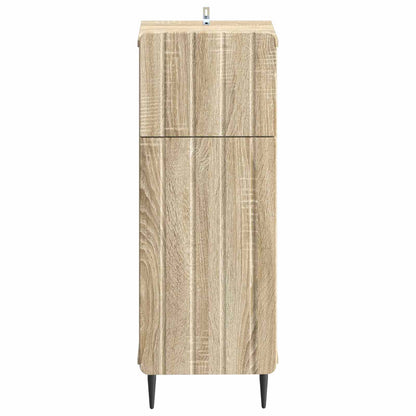 Bathroom Storage Cainet ZWOLLE Sonoma Oak 30 x 31 x 79.5 cm
