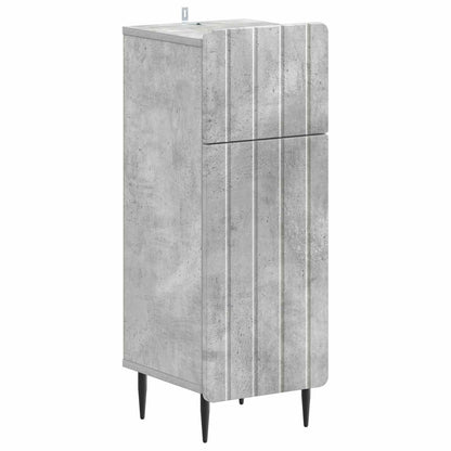 Bathroom Storage Cainet ZWOLLE Concrete Grey 30 x 31 x 79.5 cm